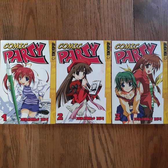 Comic Party Manga Lot Volumes 1-3 - Picture 1 of 1